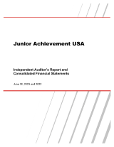 JA USA Financial Statement 2022-2023 cover