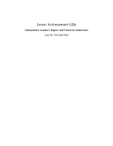 JA USA Financial Statement 2014-15 cover