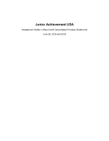 JA USA Financial Statement 2018-19 cover