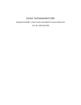 JA USA Financial Statement 2019-20 cover