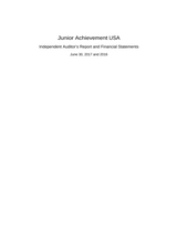 JA USA Financial Statement 2016-17 cover