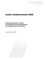 JA USA Financial Statement 2024-2025 cover