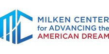 Milken Center for Advancing the American Dream sponsor logo